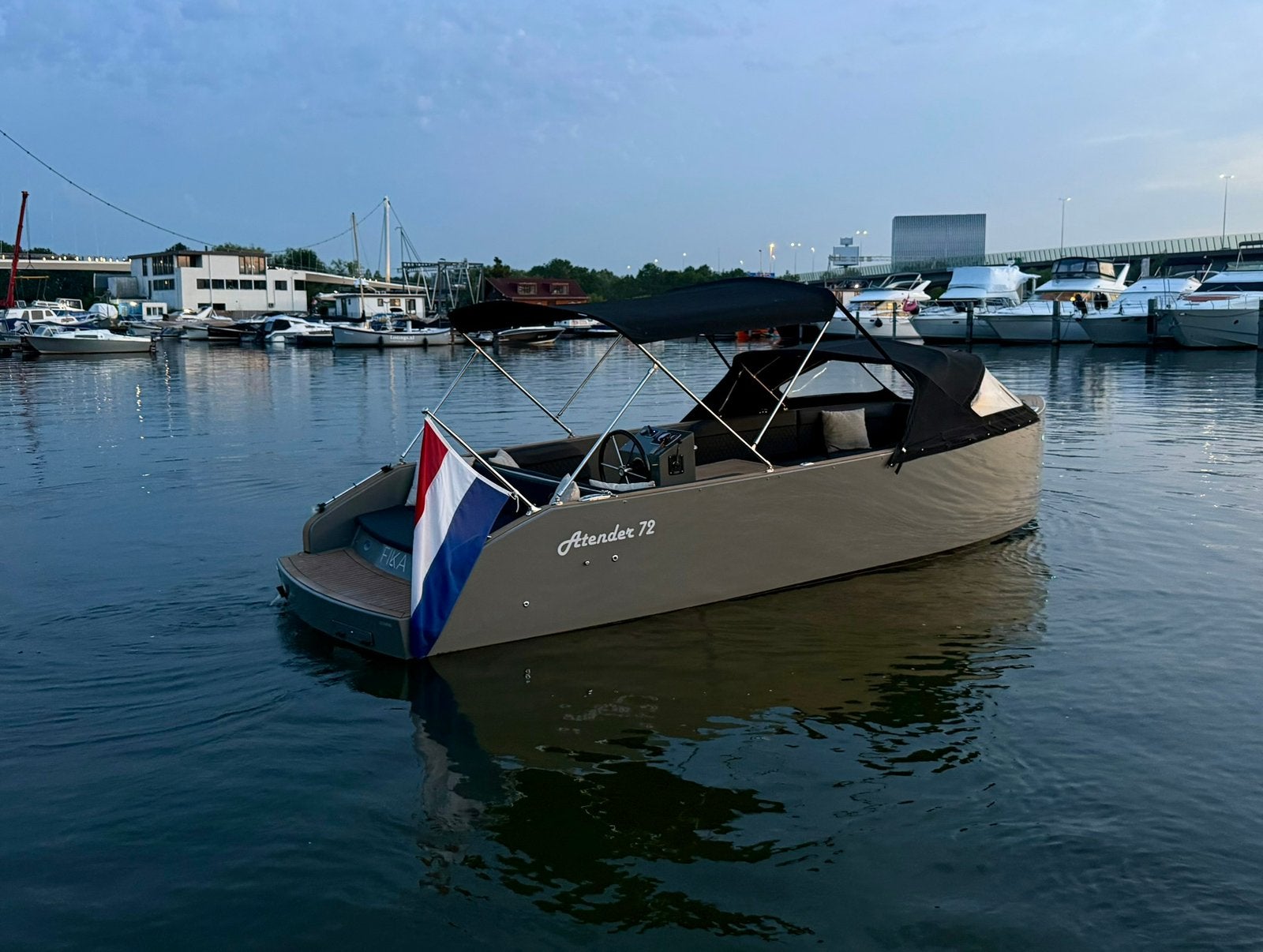 Atender72 Vetus42pk tender sloep, Tender, Gebruikt, Binnenboordmotor, 42 pk