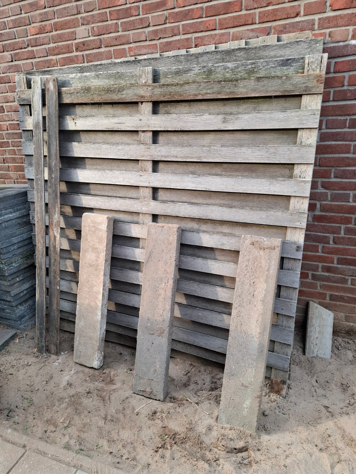 Hardhouten schuttingen - Diverse maten, Tuin en Terras, Ophalen, Minder dan 3 meter, Hout, 1 tot 2 meter