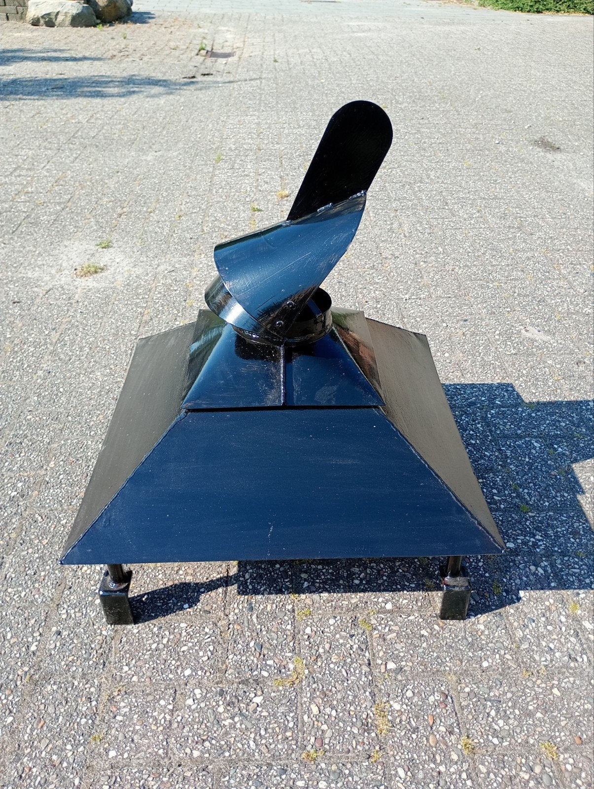 Schoorsteenkap., Ophalen