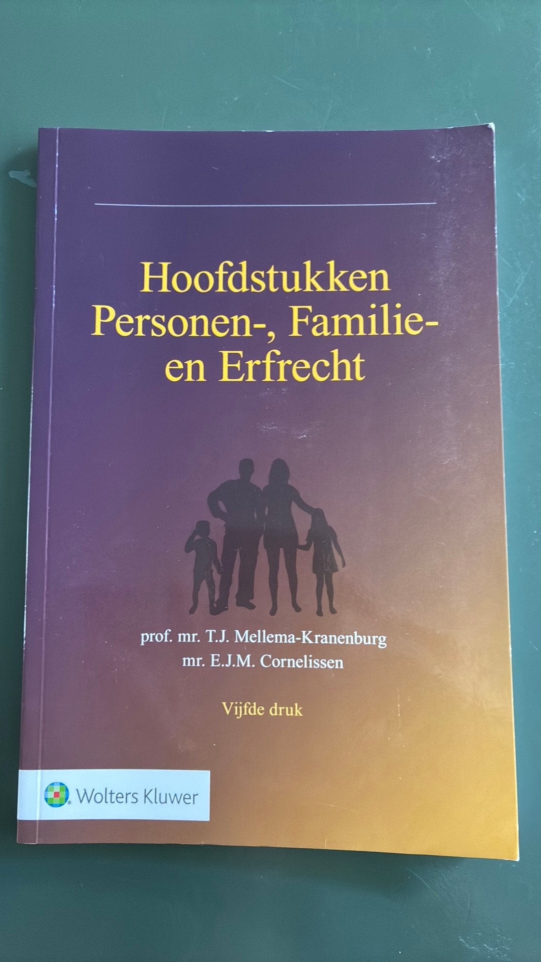 Hoofdstukken Personen-, Familie- en Erfrecht, Ophalen of Verzenden, Zo goed als nieuw, Sociale wetenschap