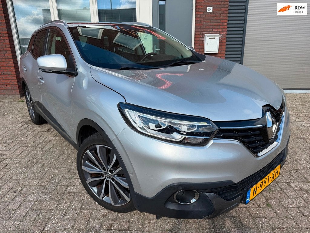 Renault Kadjar 1.2 TCe Extase / Pano / Leder / Camera / Navi, Auto's, Renault, Voorwielaandrijving, Kadjar, Gebruikt, 4 cilinders