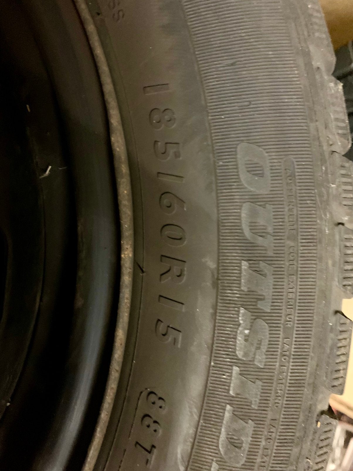 Winterbanden met velg., Auto-onderdelen, Ophalen, Gebruikt, 15 inch, Banden en Velgen