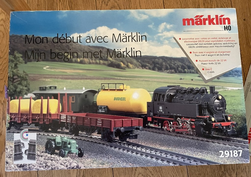 Marklin treinen set H0  29187, Hobby en Vrije tijd, Wisselstroom, Treinset, Ophalen of Verzenden, Zo goed als nieuw