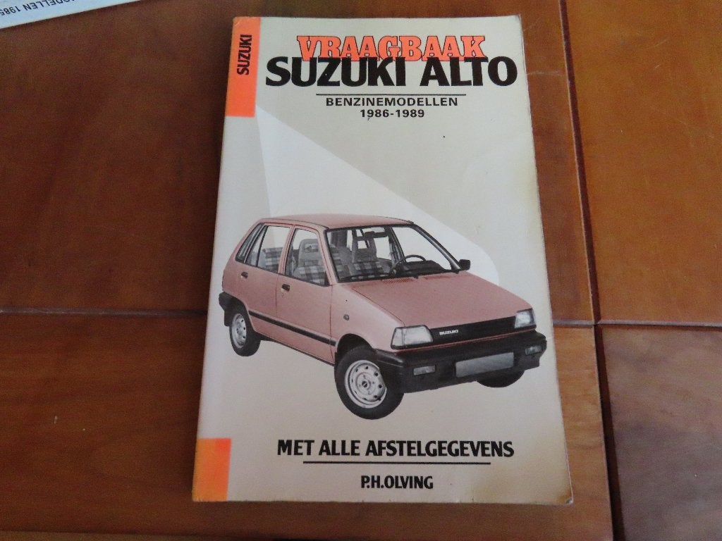 Vraagbaak Suzuki Alto 1986 - 1989, Ophalen of Verzenden