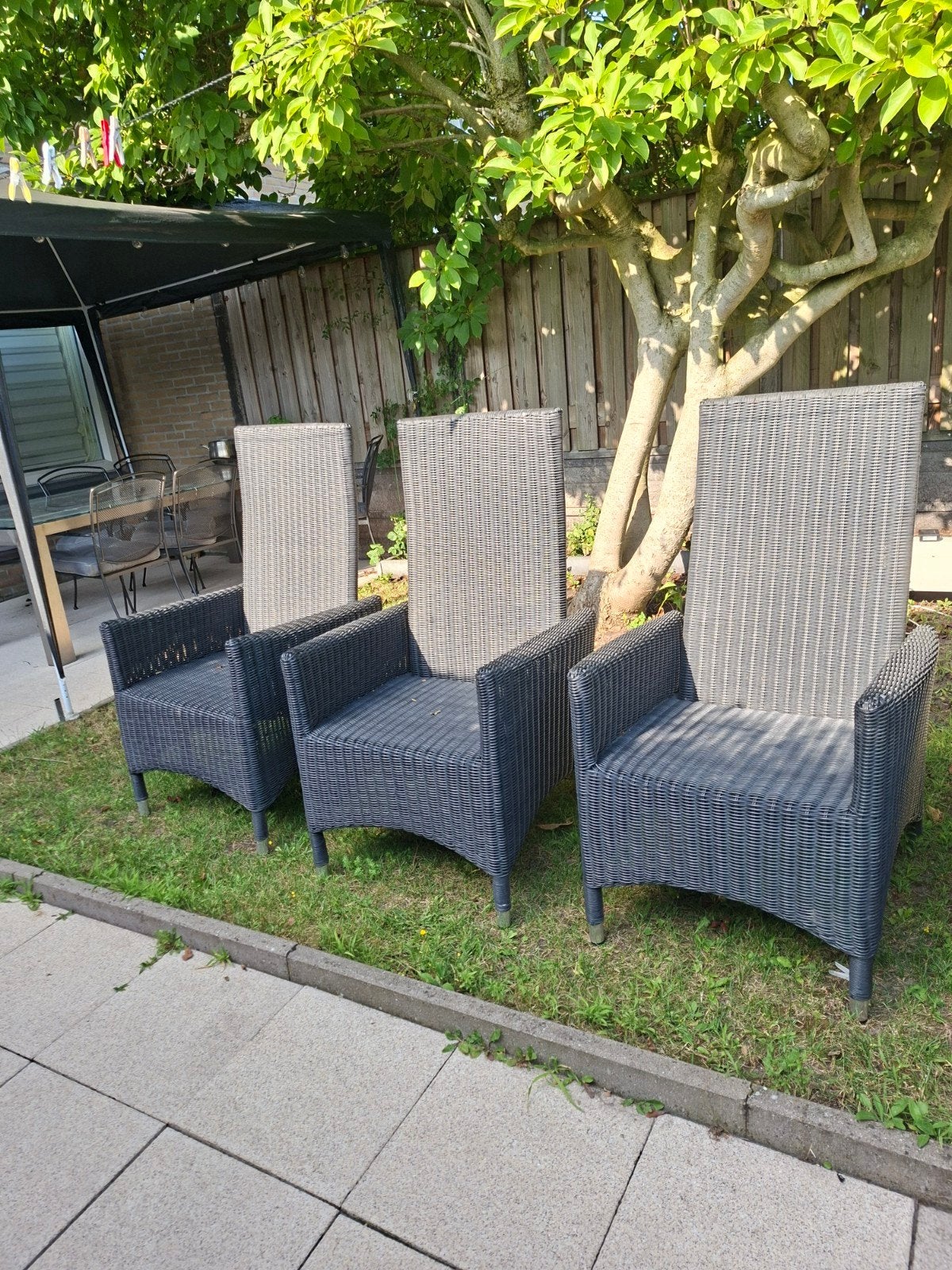 Tuinstoel B7 Club Collection, Tuin en Terras, Ophalen, Gebruikt, Wicker, Verstelbaar