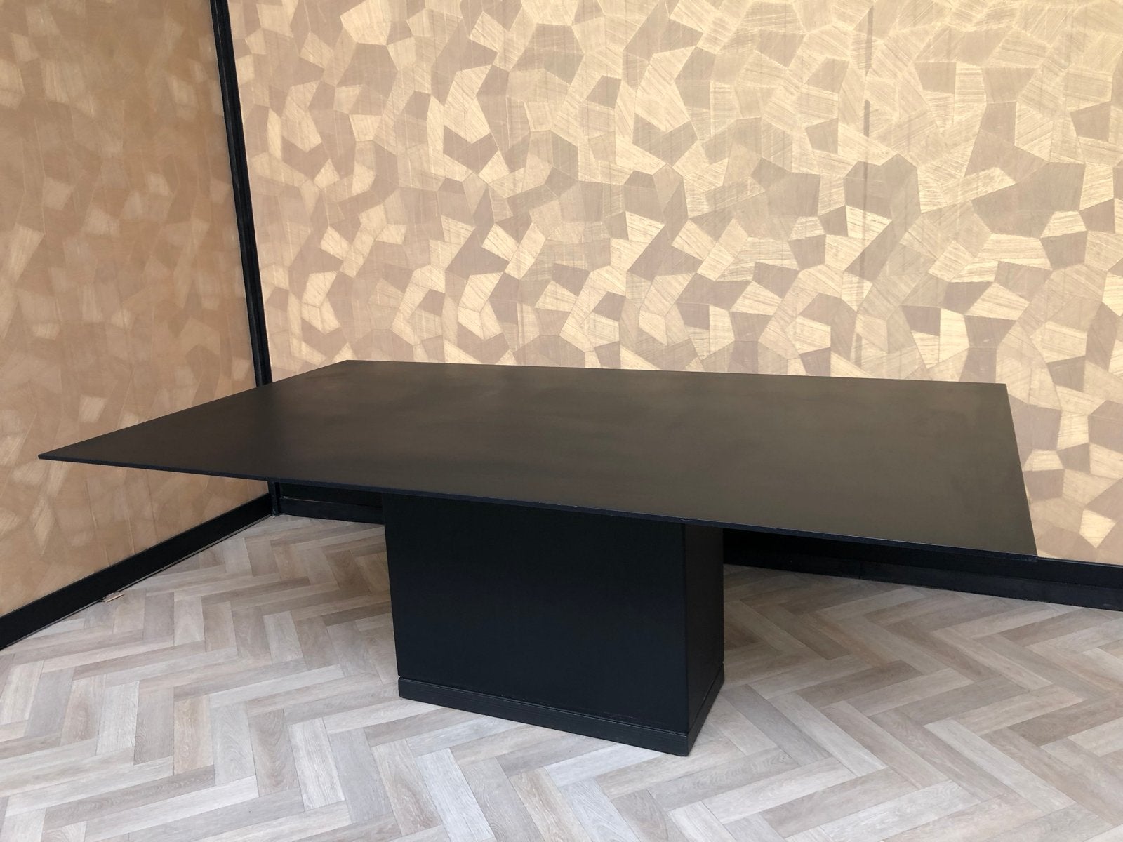 Arco Spazio design eet/vergadertafel - Zwart (210x120x85), Overige materialen, 100 tot 150 cm, 200 cm of meer, Ophalen of Verzenden