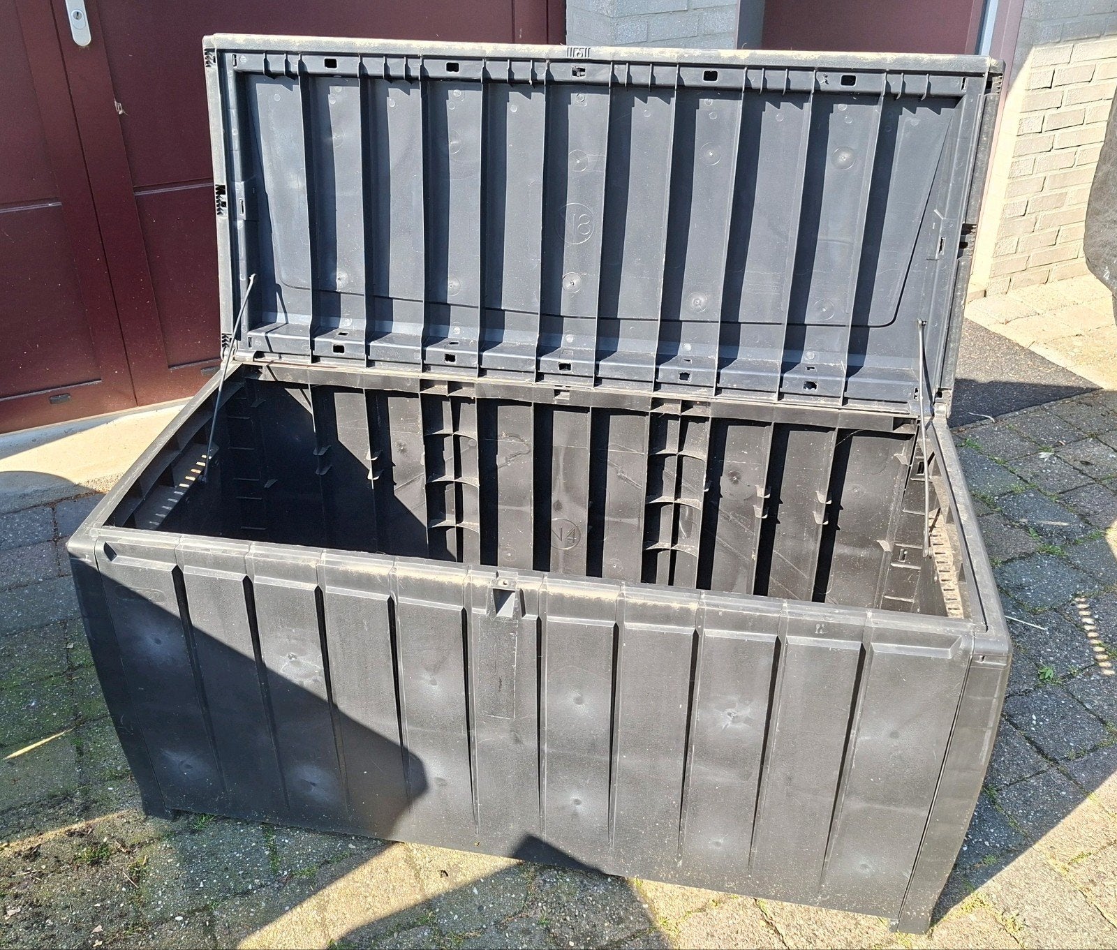 Kunststof opbergbox/tuinkist voor buiten, Ophalen, Gebruikt, Kunststof, Overige typen