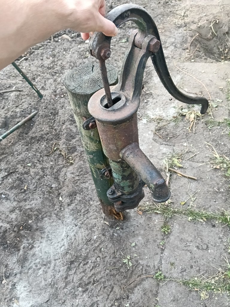 Oude Water pomp, Ophalen, Gebruikt, Handmatig, Dompelpomp