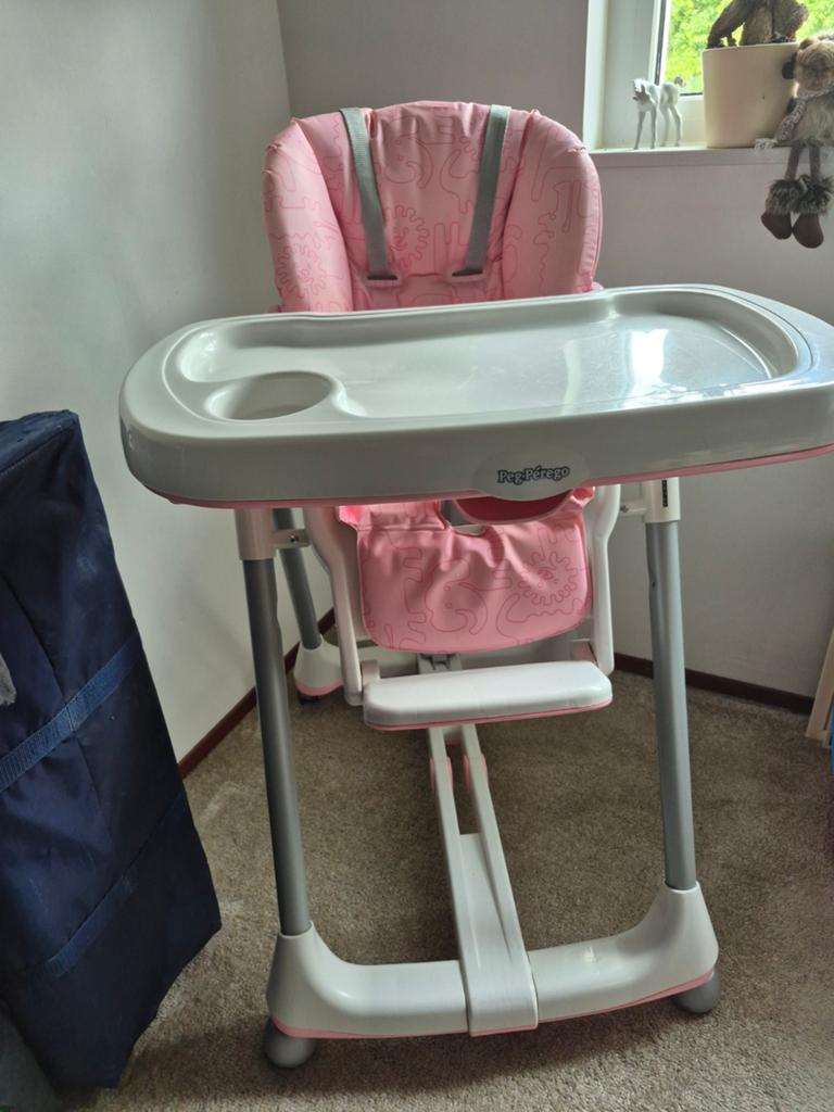 Peg Perego Prima Pappa kinderstoel LAGERE PRIJS, Ophalen, Zo goed als nieuw, Inklapstoel, Gordel(s)