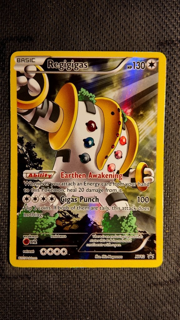Regigigas XY82 XY Black Star Promos | Pokemon kaart, Ophalen, Zo goed als nieuw, Losse kaart, Foil
