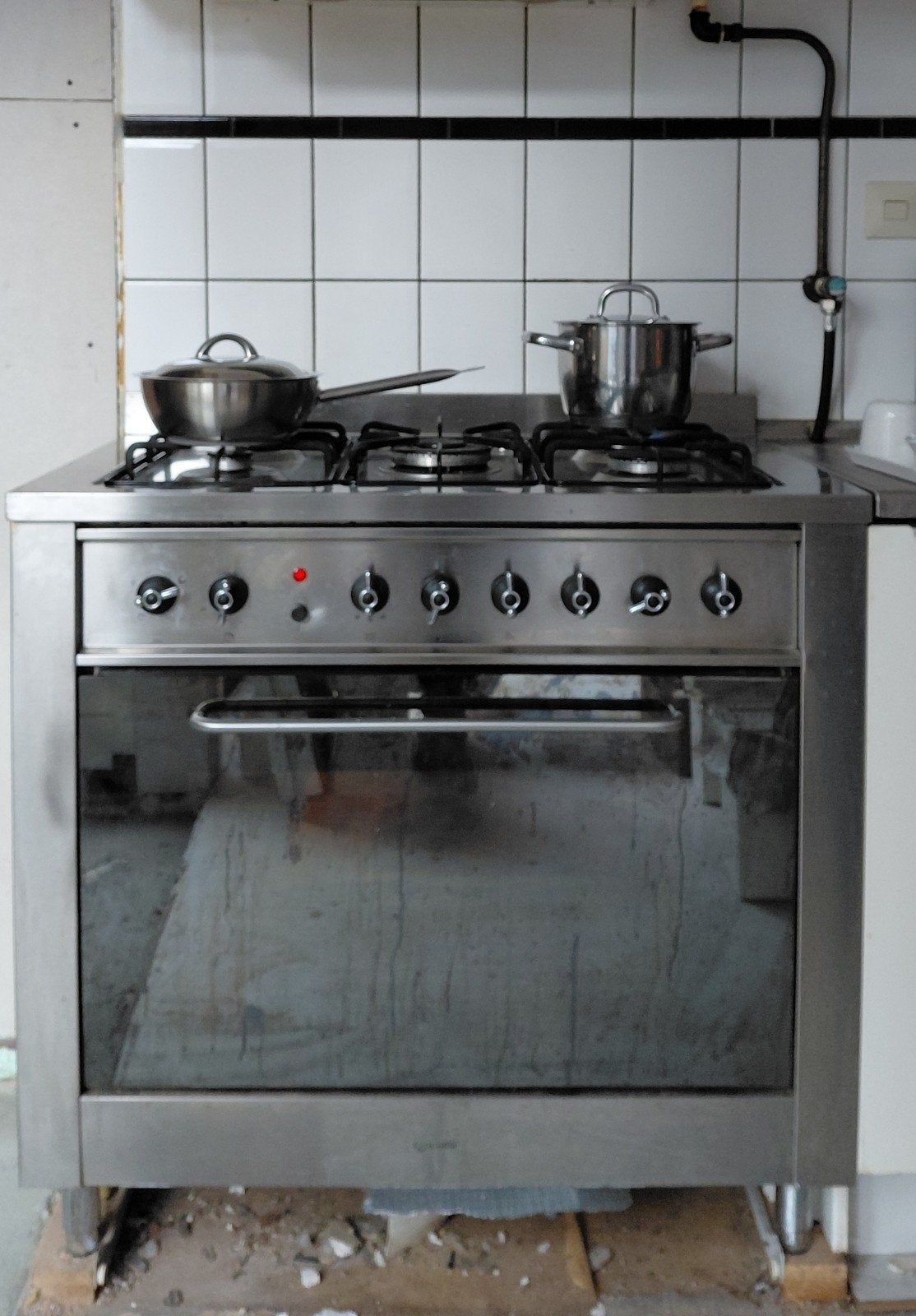 Gasfornuis met oven en grill - Inclusief wokbrander, Witgoed en Apparatuur, Fornuizen, Ophalen