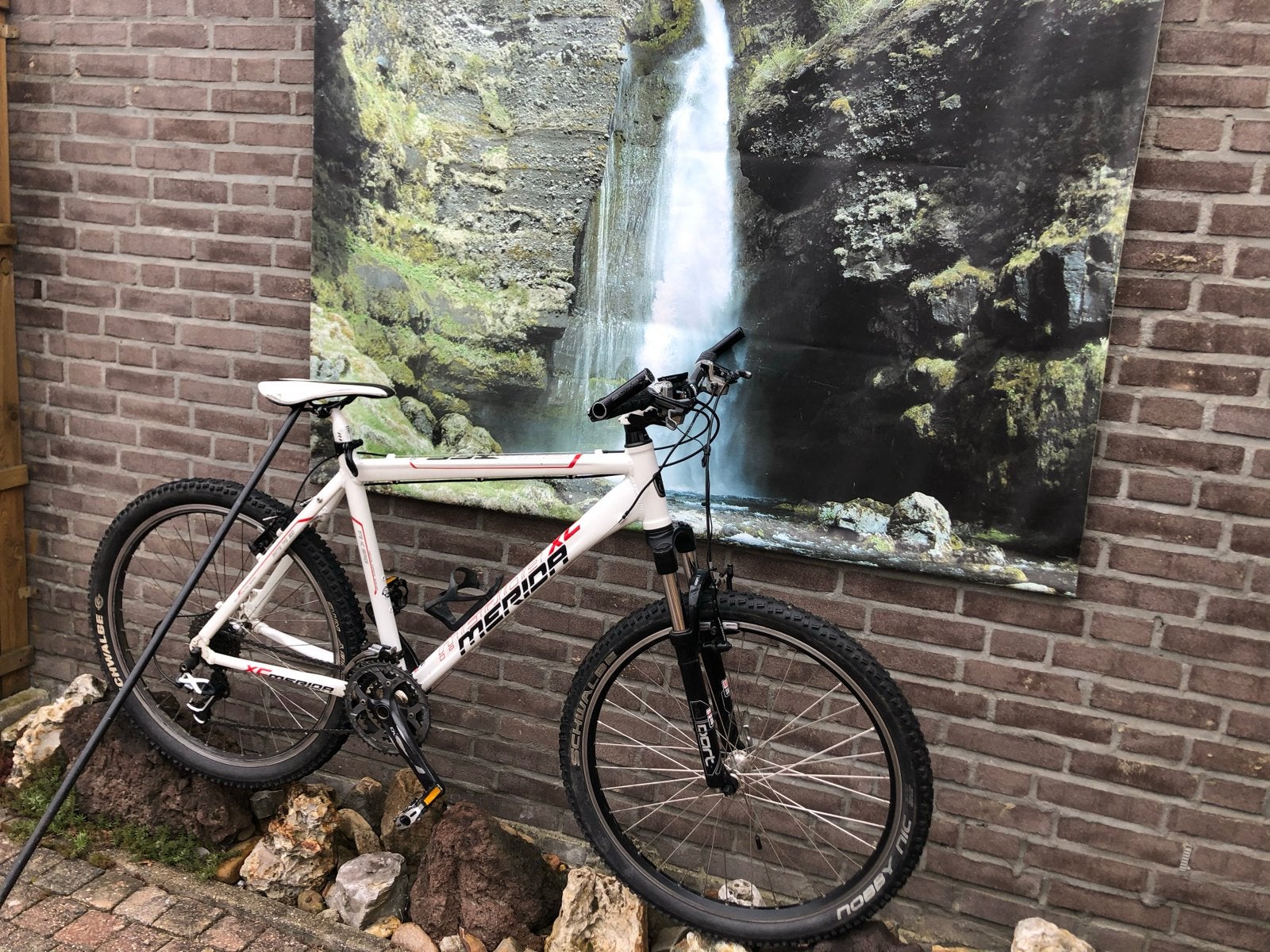 Merida Mountainbike - Wit, 50cm frame, Rock Shox vering, Fietsen en Brommers, Fietsen | Mountainbikes en ATB, Ophalen, Gebruikt