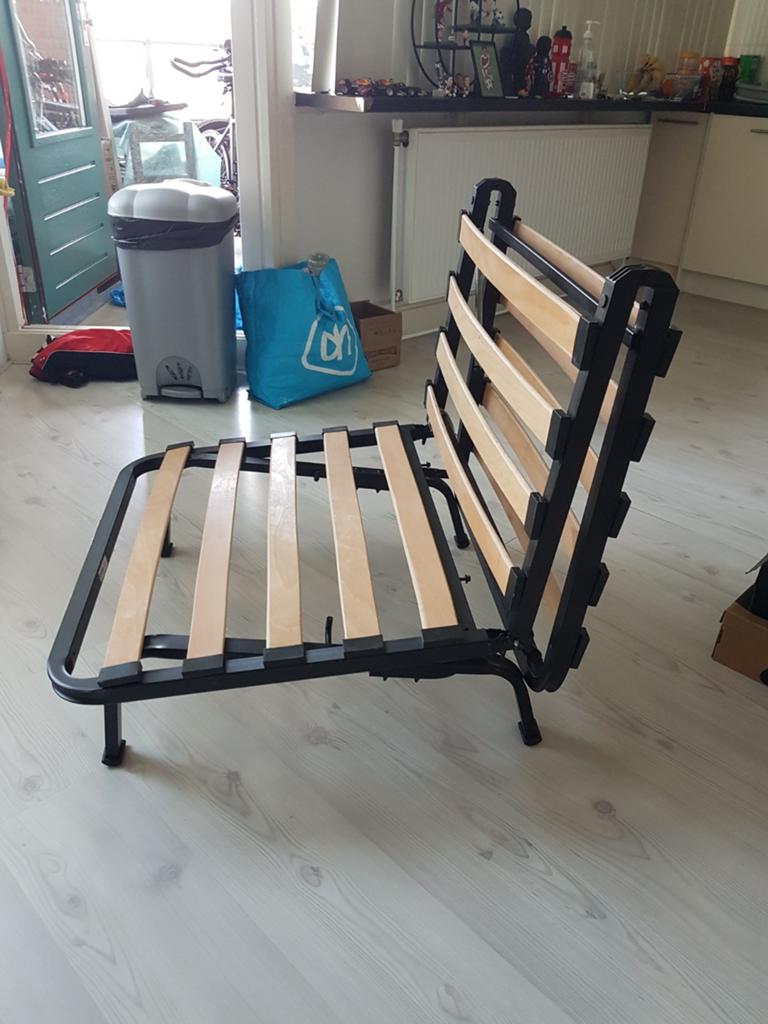 Ikea slaapbank 1 persoons zgan, Ophalen, Zo goed als nieuw, Tweepersoons