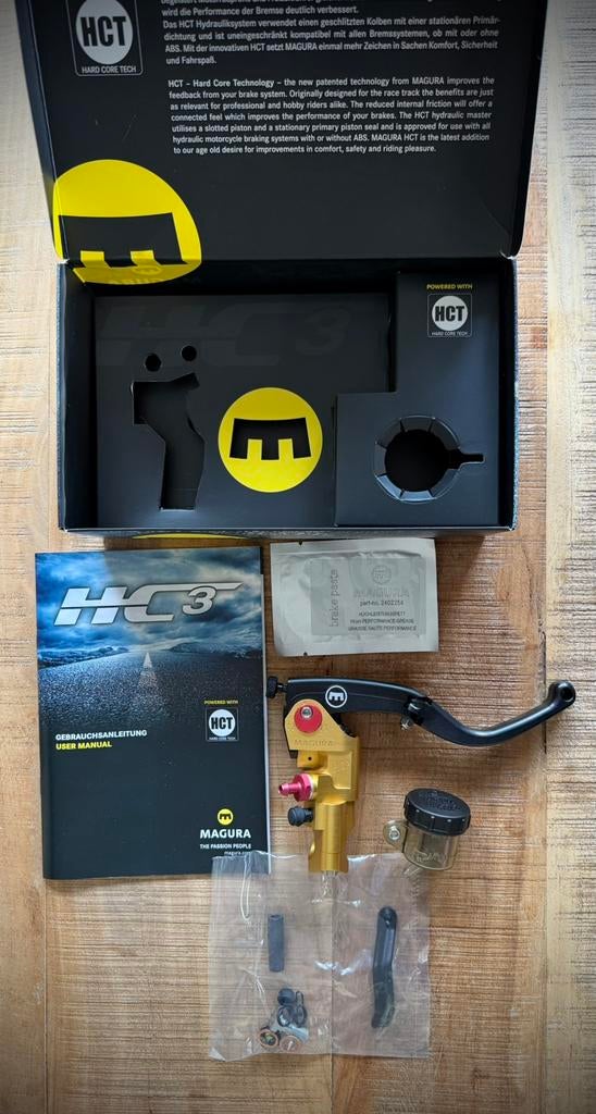 Magura HC-3 hoofdremcilinder, Motoren, Ophalen of Verzenden, Zo goed als nieuw
