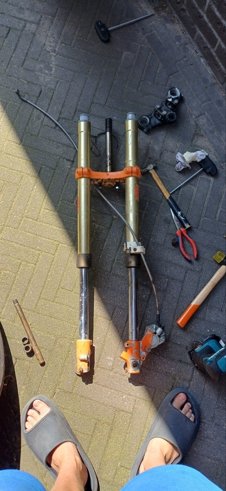 voorvork rieju rr of andere merken, Ophalen of Verzenden, Zo goed als nieuw, Overige typen