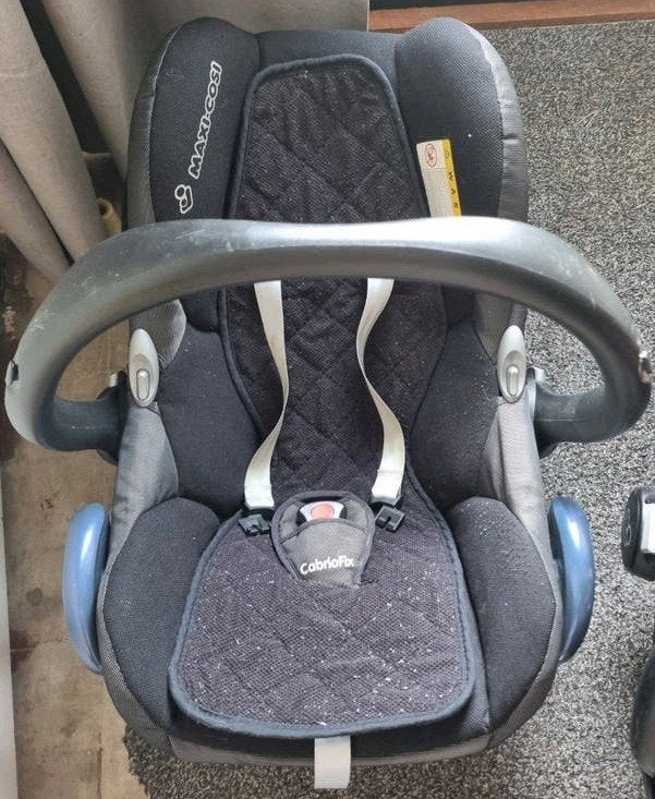 Maxi-Cosi CabrioFix autostoel - Zwart, Ophalen, 0 t/m 13 kg, Maxi-Cosi, Gebruikt