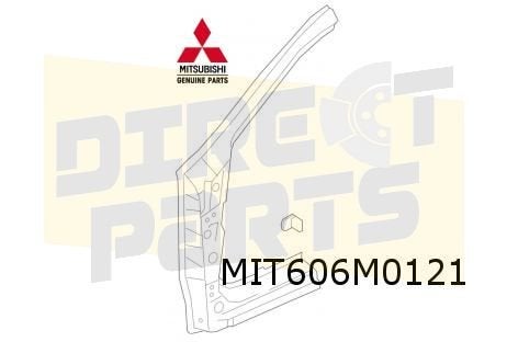 Mitsubishi Space Star (2/20-) A-stijl Links Origineel! 5311C, Auto-onderdelen, -, -, Nieuw, Mitsubishi