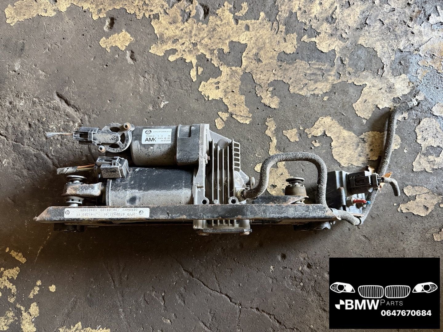 Pomp compressor niveauregeling Bmw 5-Serie E61 OEM BMW, Gebruikt, -, Ophalen of Verzenden, -