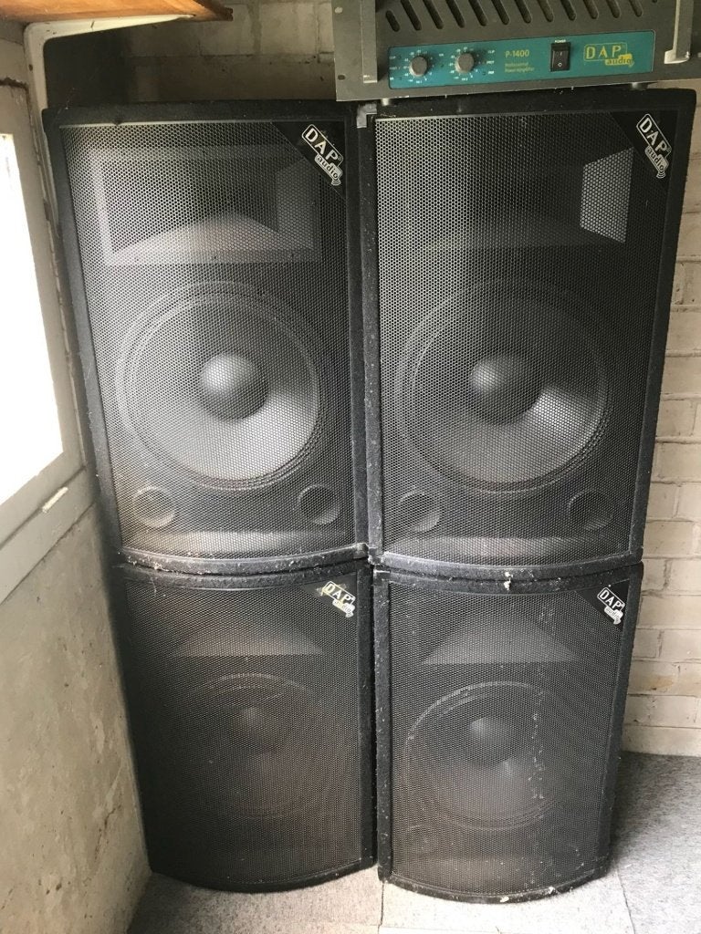 4x DAP Audio MC-15 speakers