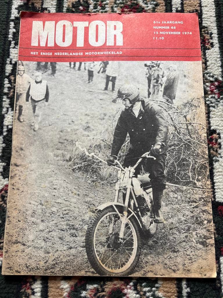 Motor weekblad 15 november 1974, Boeken, Motoren, Ophalen of Verzenden, Gelezen, Algemeen