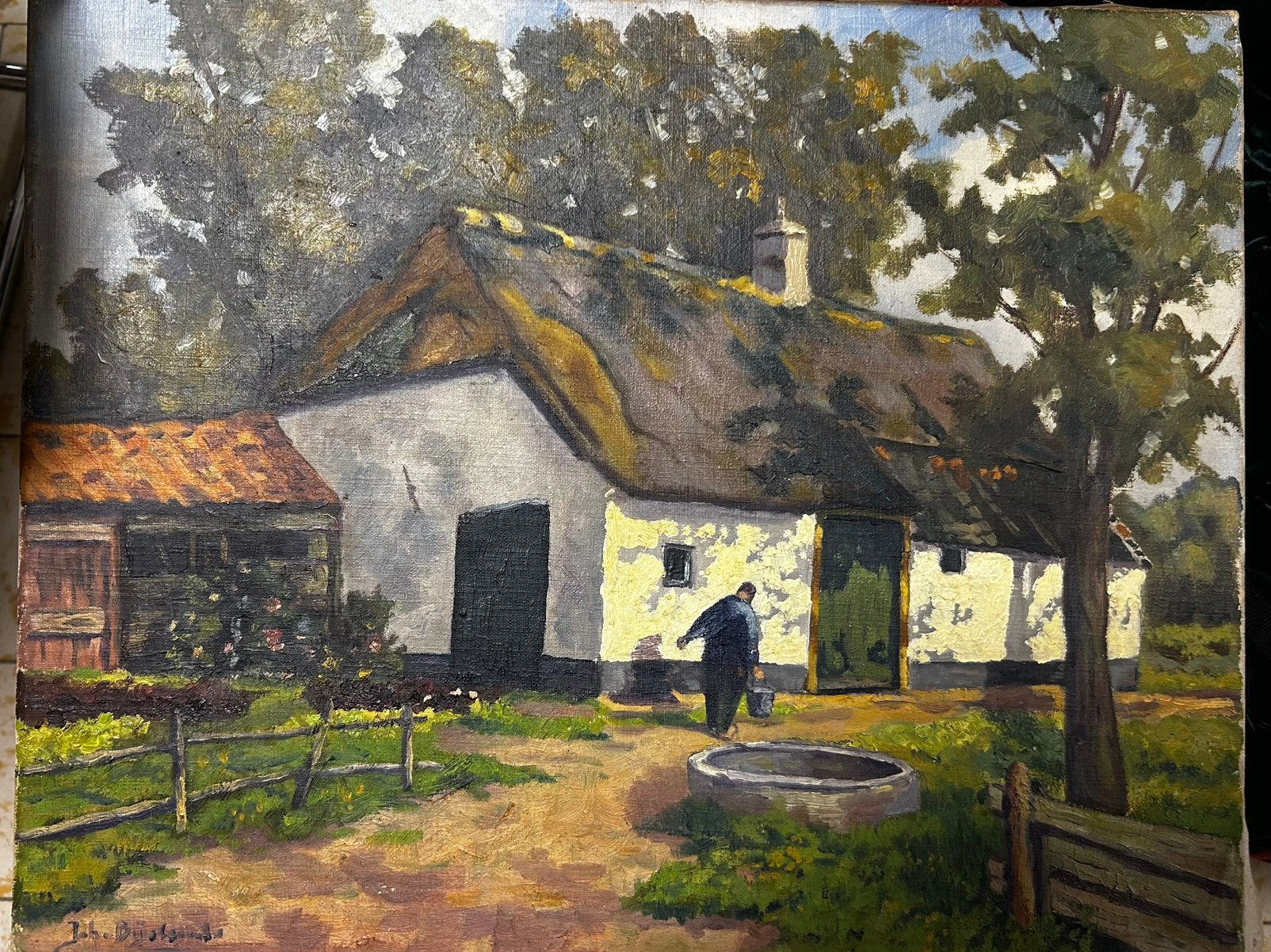 Schilderij Joh. Bijsterveld, Ophalen