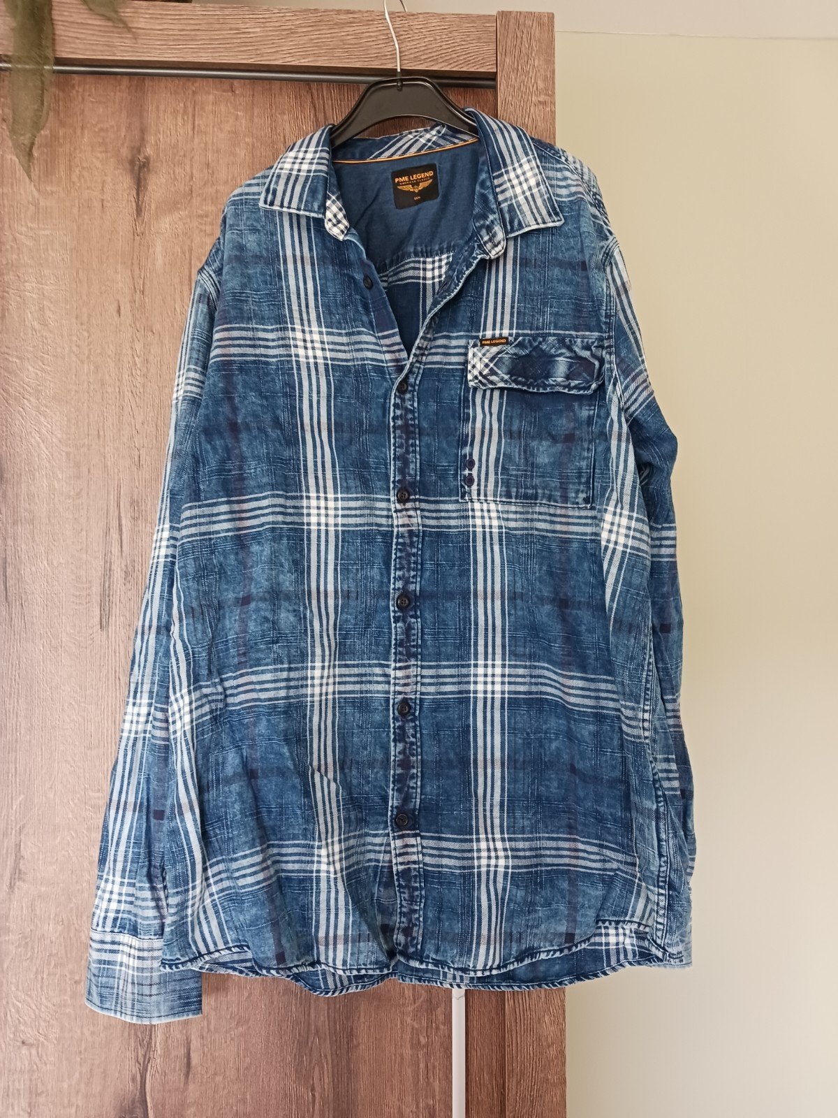 heren overhemd, Blauw, Ophalen of Verzenden, Overige halswijdtes, Pme Legend
