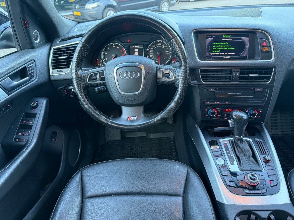 Audi Q5 3.2 FSI quattro Pro Line S FULL OPTIONS LEER PANO TR, Automaat, Gebruikt, Zwart, Bedrijf