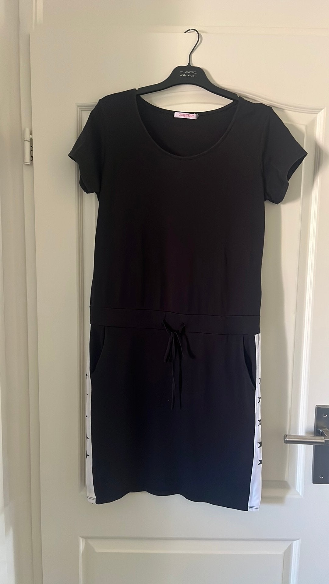 Jurkje G.Ricceri L/XL zwart met leuke zijkant, Verzenden, Zwart, Maat 46/48 (XL) of groter, Zo goed als nieuw