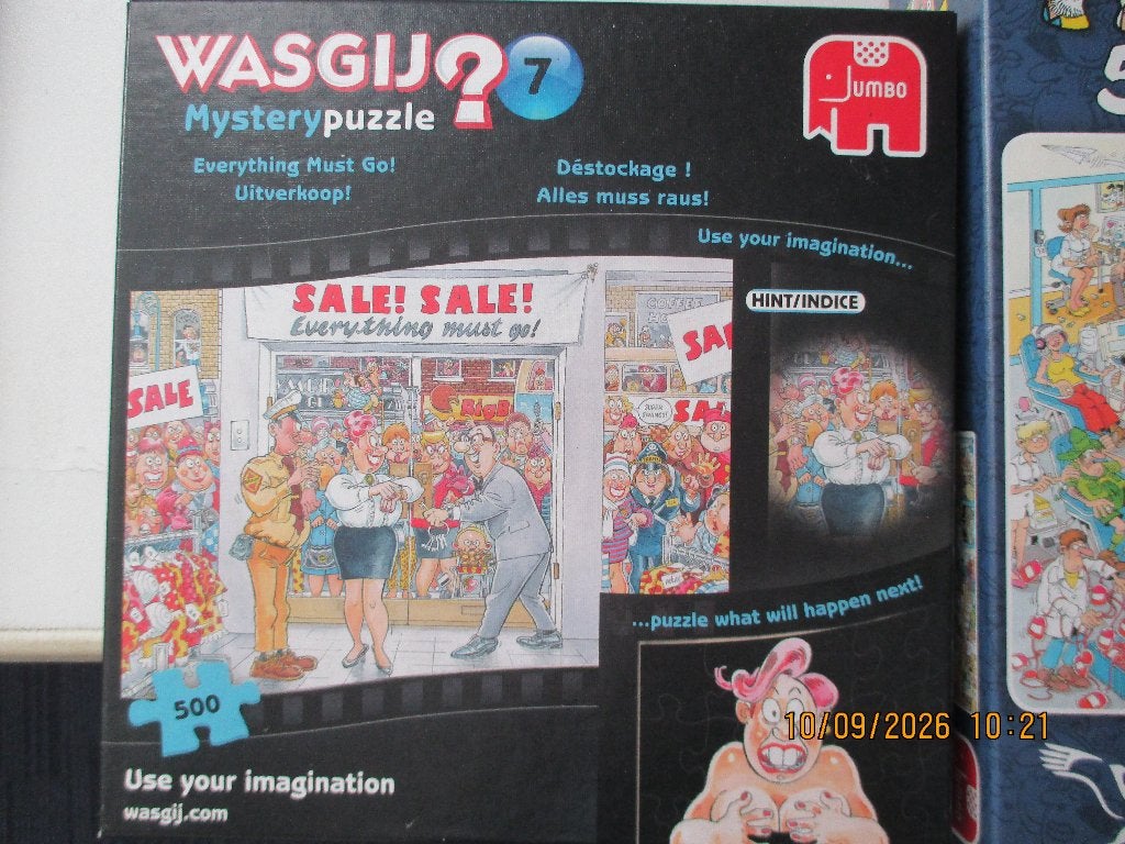 legpuzzel Was Gij ?  -  Uitverkoop, Ophalen, 500 t/m 1500 stukjes, Zo goed als nieuw, Legpuzzel