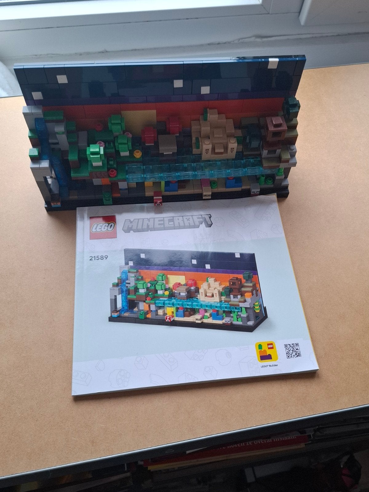 LEGO Minecraft 21589 Diorama, Minecraft, Lego, Ophalen of Verzenden, Zo goed als nieuw