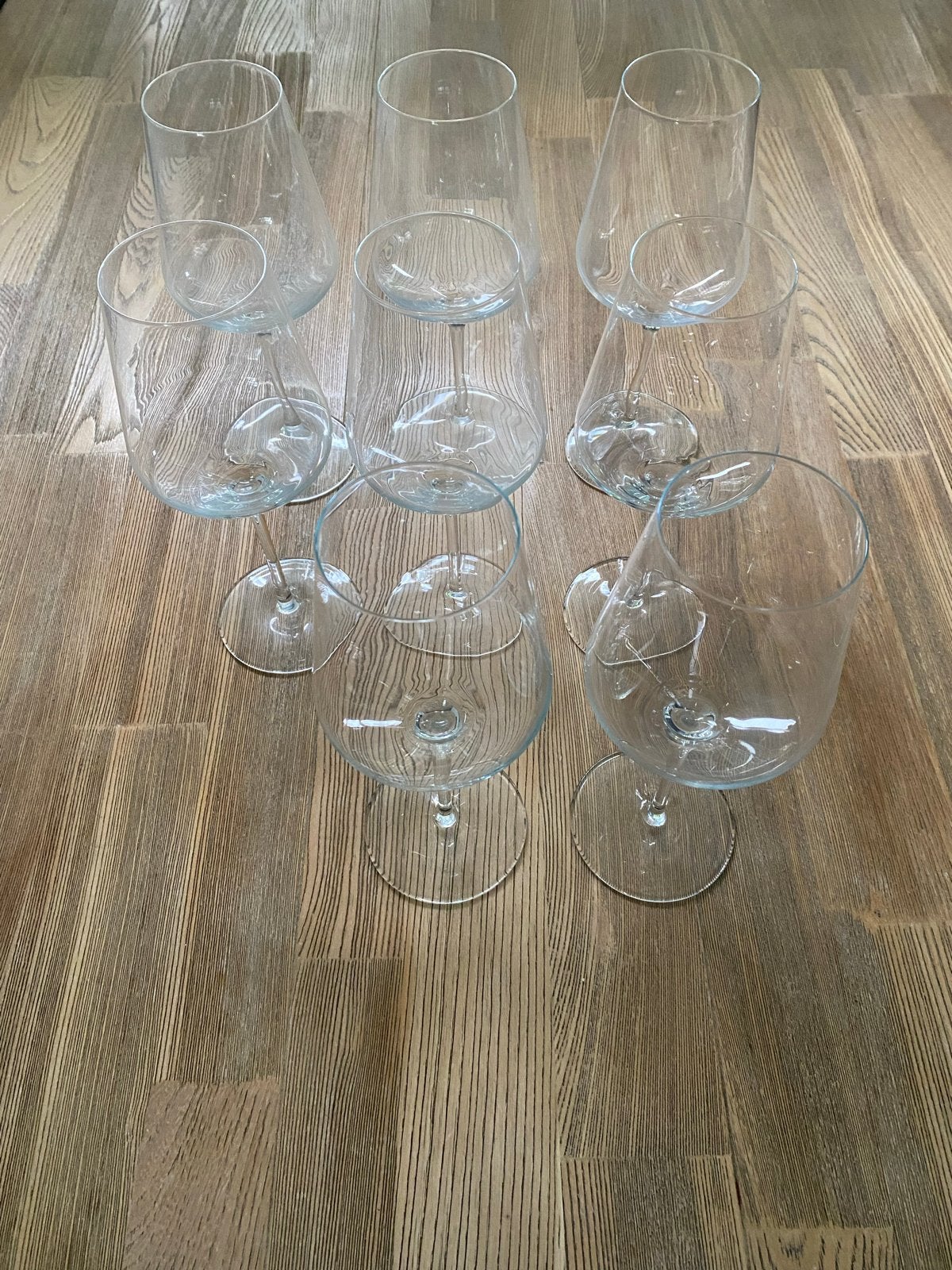 Vivo rode wijnglazen - set van 8, Ophalen, Zo goed als nieuw, Glas