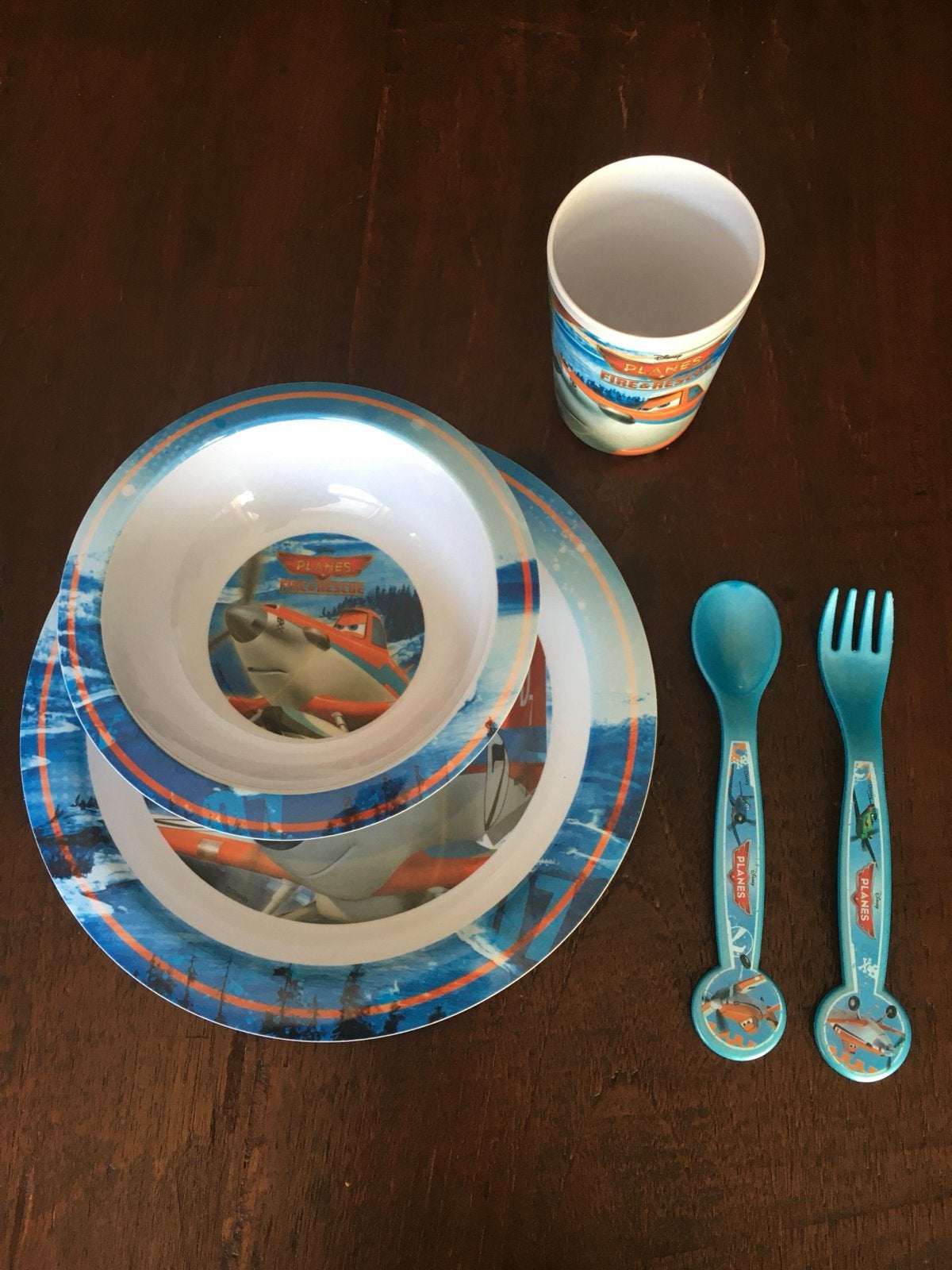 Disney Planes Servies Set !, Ophalen, Kunststof, Overige merken, Zo goed als nieuw