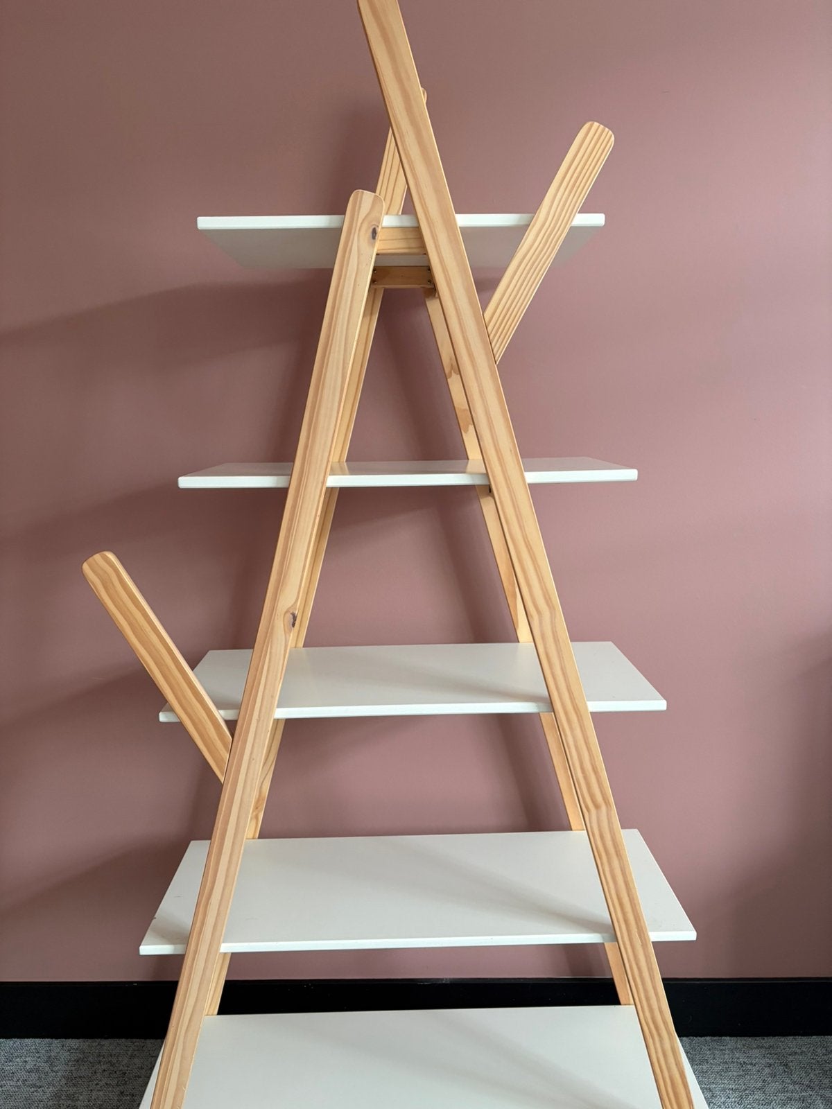 Kinder/boeken/tipi kast Vipack Kiddy Boekenkast Wit  170cm, Ophalen, Gebruikt