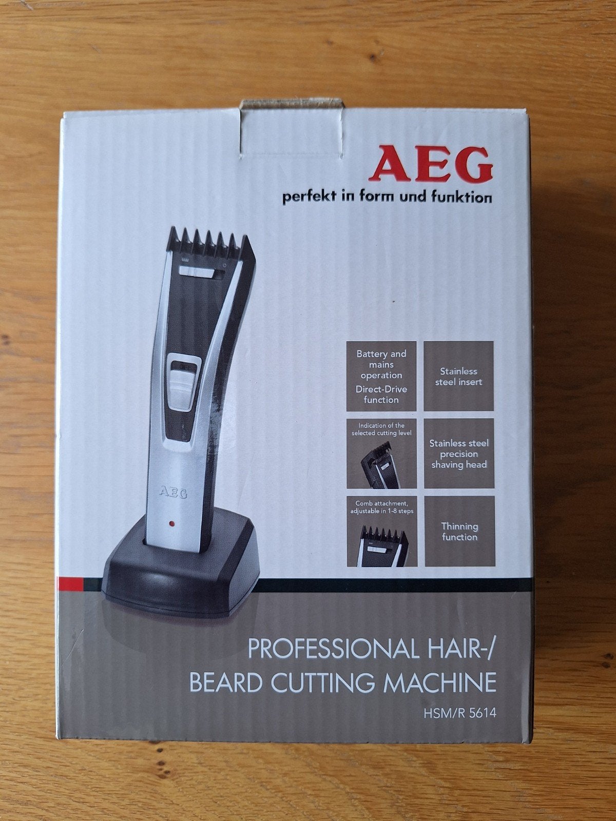 AEG HSM/R 5614 - professionele haar en baard trimmer, Ophalen of Verzenden, Nieuw, Tondeuse