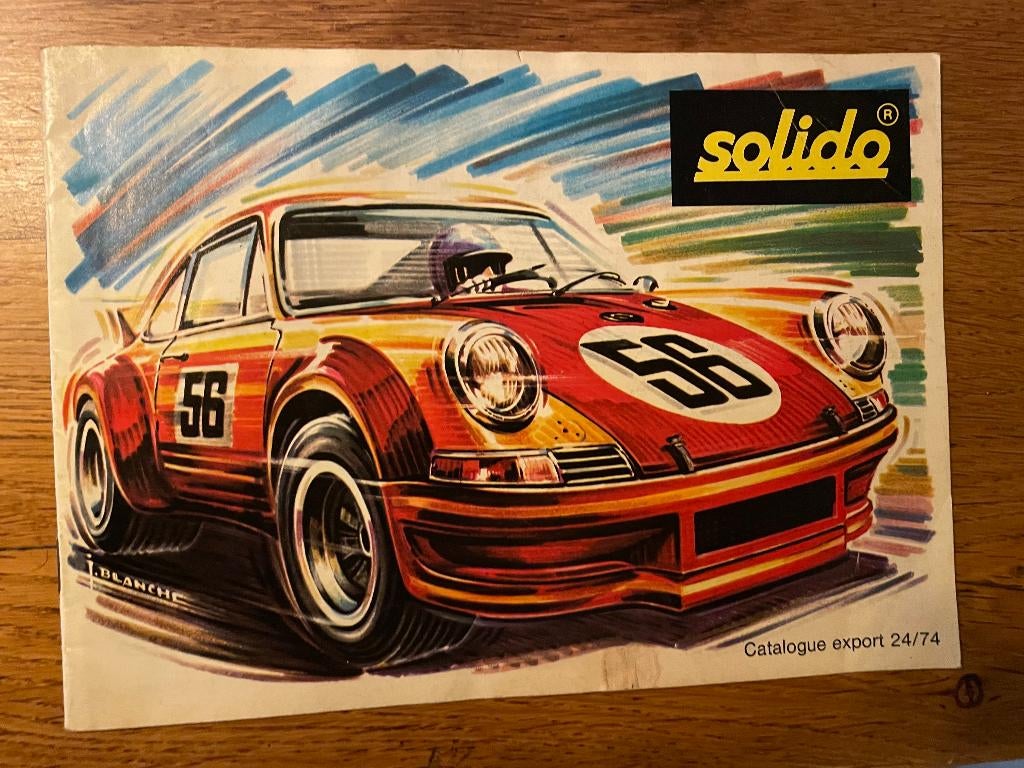 Solido modelcar catalogus brochures folders, Ophalen of Verzenden, Zo goed als nieuw, Auto, Solido