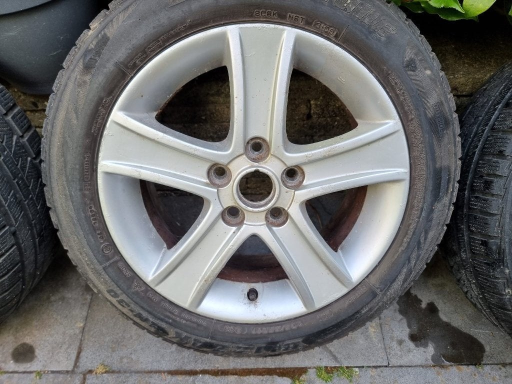 Originele 16" Mazda Velgen  - Complete Winterset, Ophalen, Gebruikt, Velg(en), 16 inch