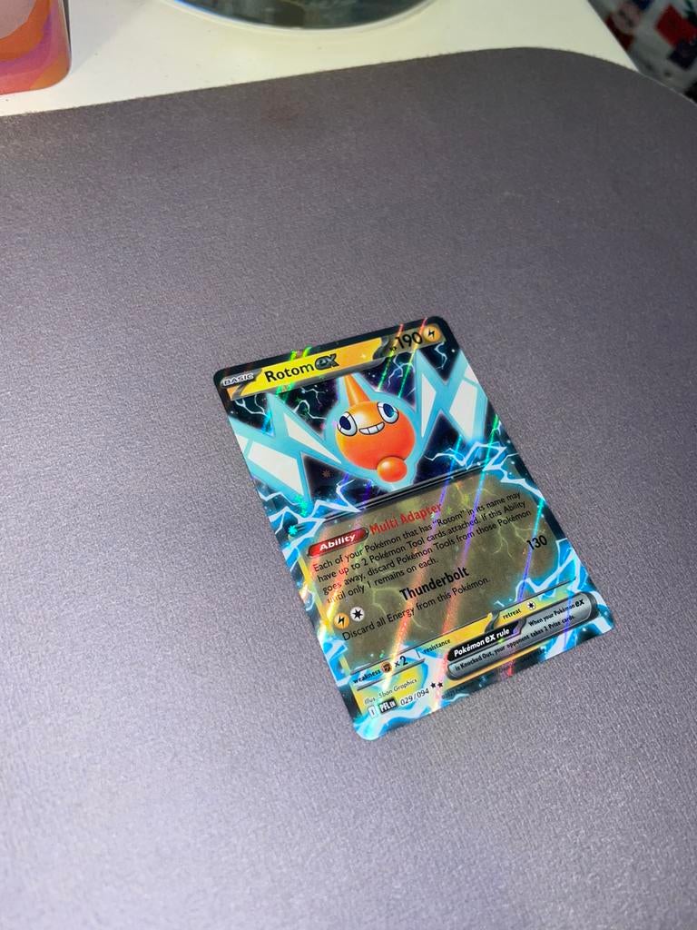 Pokemon Rotom ex 029/094 mint, Ophalen of Verzenden, Nieuw, Losse kaart, Foil