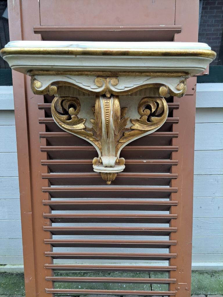 Mooi Decoratief Antiek Italiaans Wandconsole, Antiek en Kunst, Ophalen