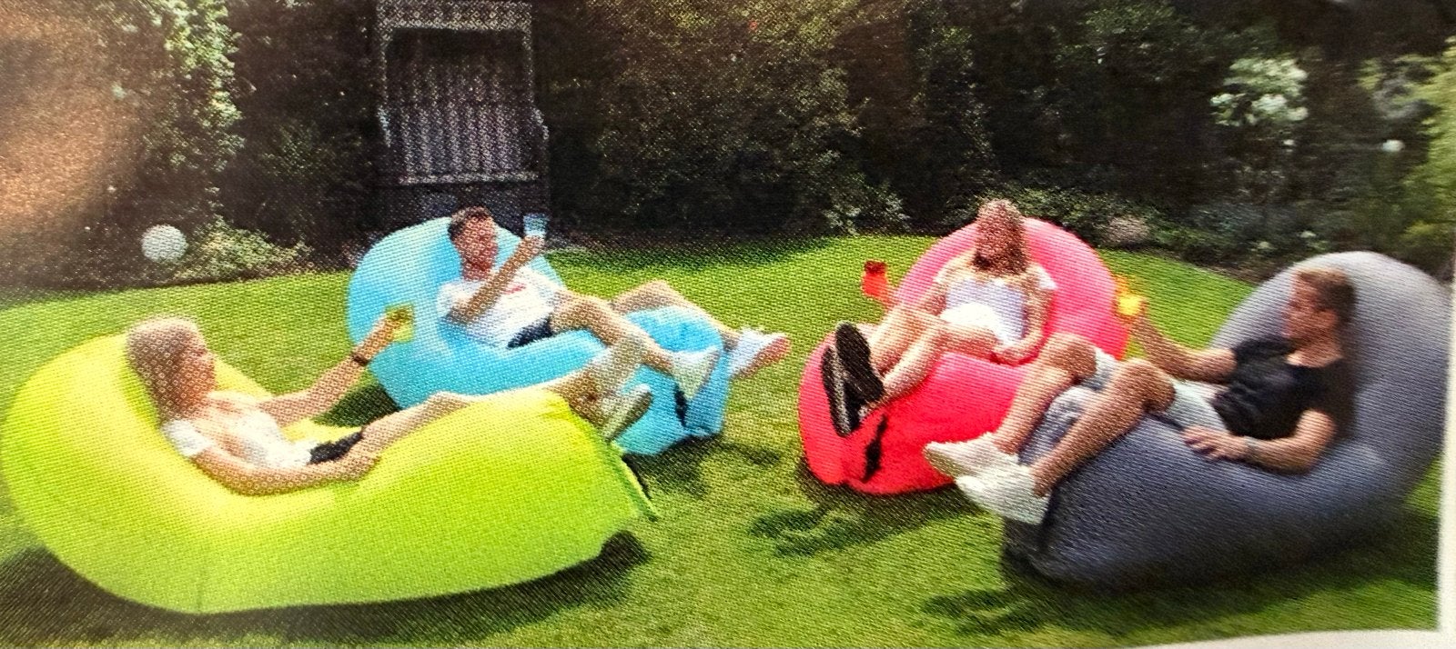 (3x) Opblaasbare Air Lounger - leuk voor strand & festivals, Ophalen, Nieuw