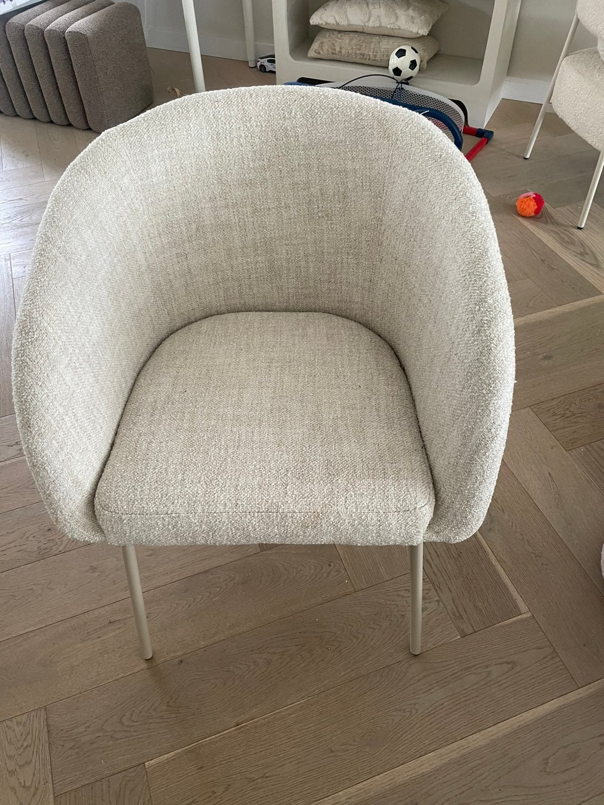 Stoel woood noelle beige, Huis en Inrichting, Ophalen, Zo goed als nieuw, Overige kleuren, Eén