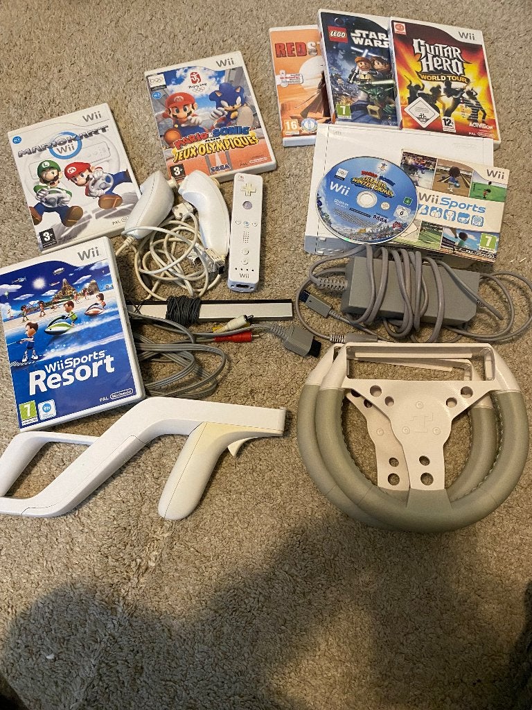 Nintendo Wii Bundel met Games en Accessoires