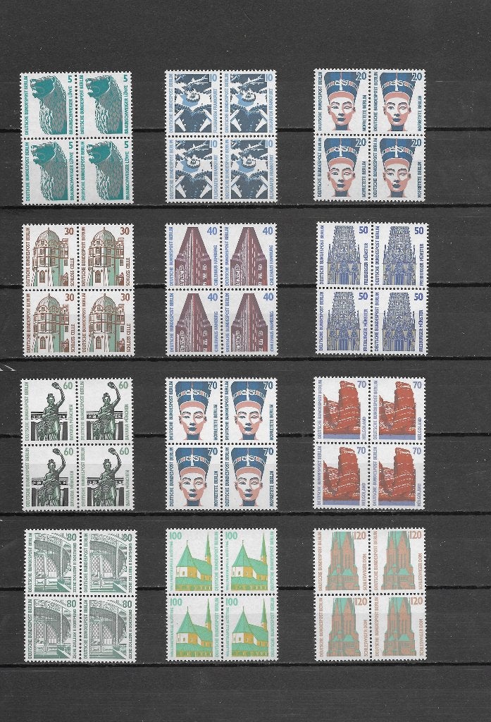 Berlijn 1987-90, SWK, blokken van 4, Postfris., Verzenden, Overige periodes, Postfris