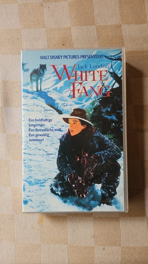 vhs videoband video band avontuur White Fang, Cd's en Dvd's, Vanaf 12 jaar, Ophalen of Verzenden, Zo goed als nieuw