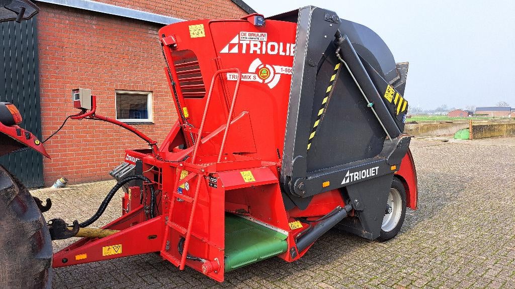 Trioliet Triomix S-1 800 Voermengwagen, Ophalen, Voertechniek