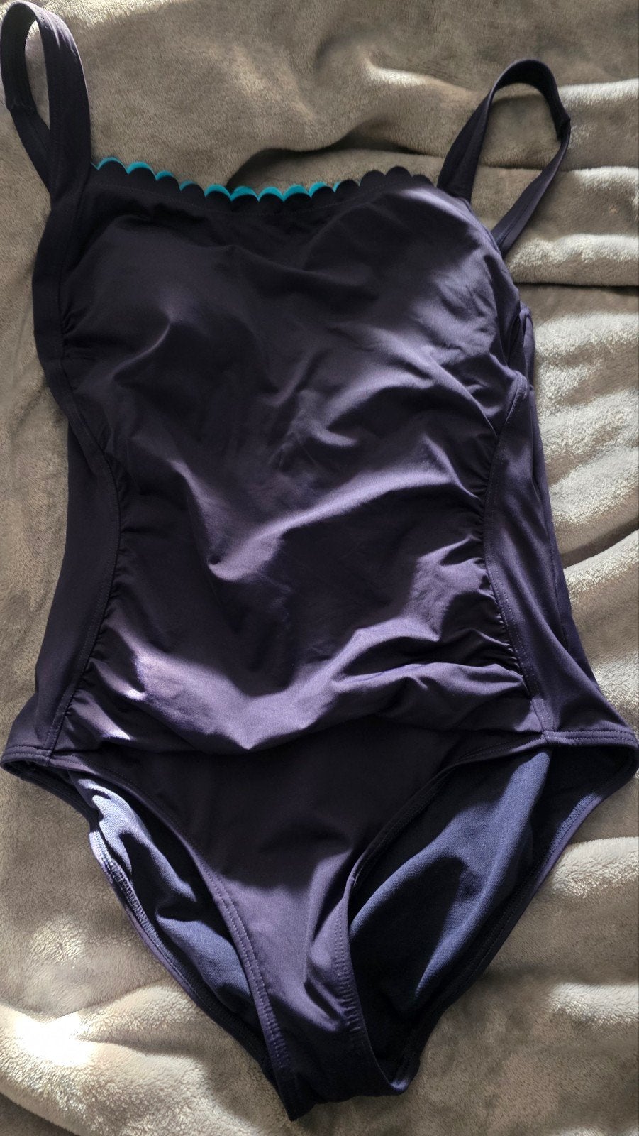 Lascana corrigerend badpak maat 44, Ophalen of Verzenden, Zo goed als nieuw, Blauw, Badpak