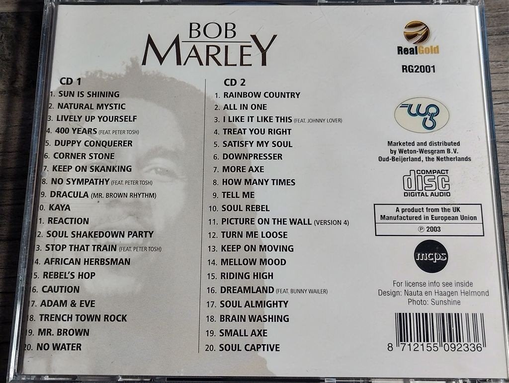 Bob Marley - Real Gold [2 CD], Ophalen of Verzenden, Zo goed als nieuw