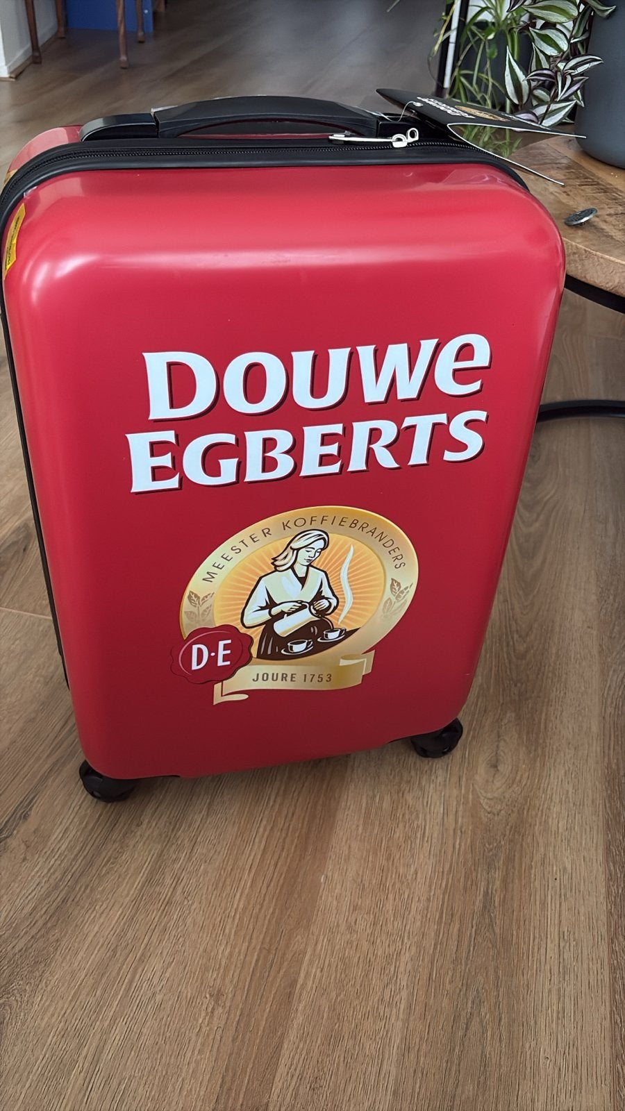 Nieuw Douwe Egberts Koffer - Rood met Logo, 40 tot 60 cm, 20 tot 30 cm, Ophalen of Verzenden, Zo goed als nieuw
