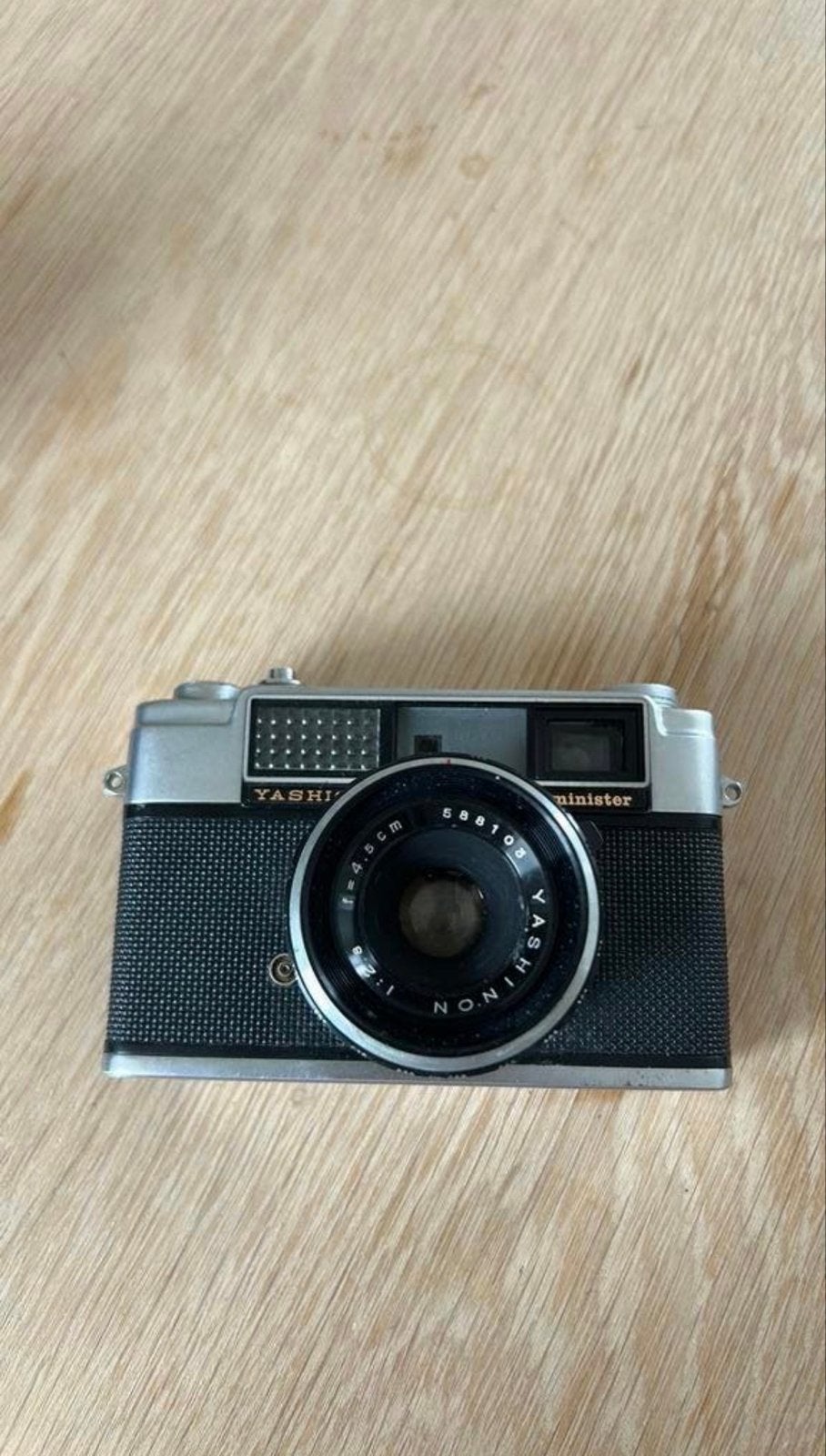 Yashica Minister analoge rangefinder camera - Vintage, Ophalen of Verzenden, Gebruikt, Compact, Overige Merken