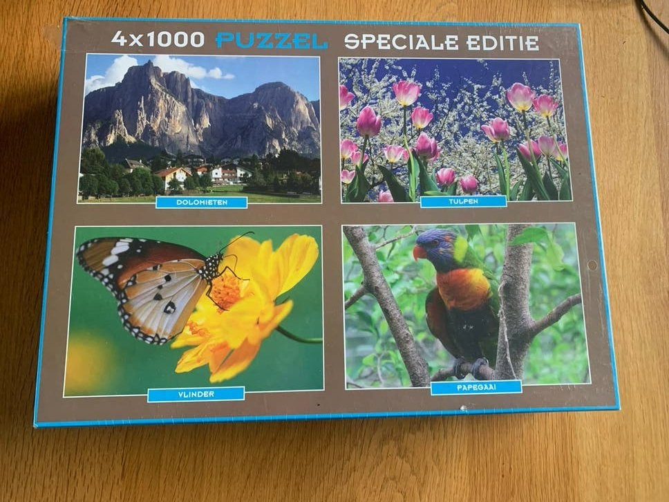 4x1000 Stukjes Legpuzzel Speciale Editie, Ophalen, Nieuw, Legpuzzel