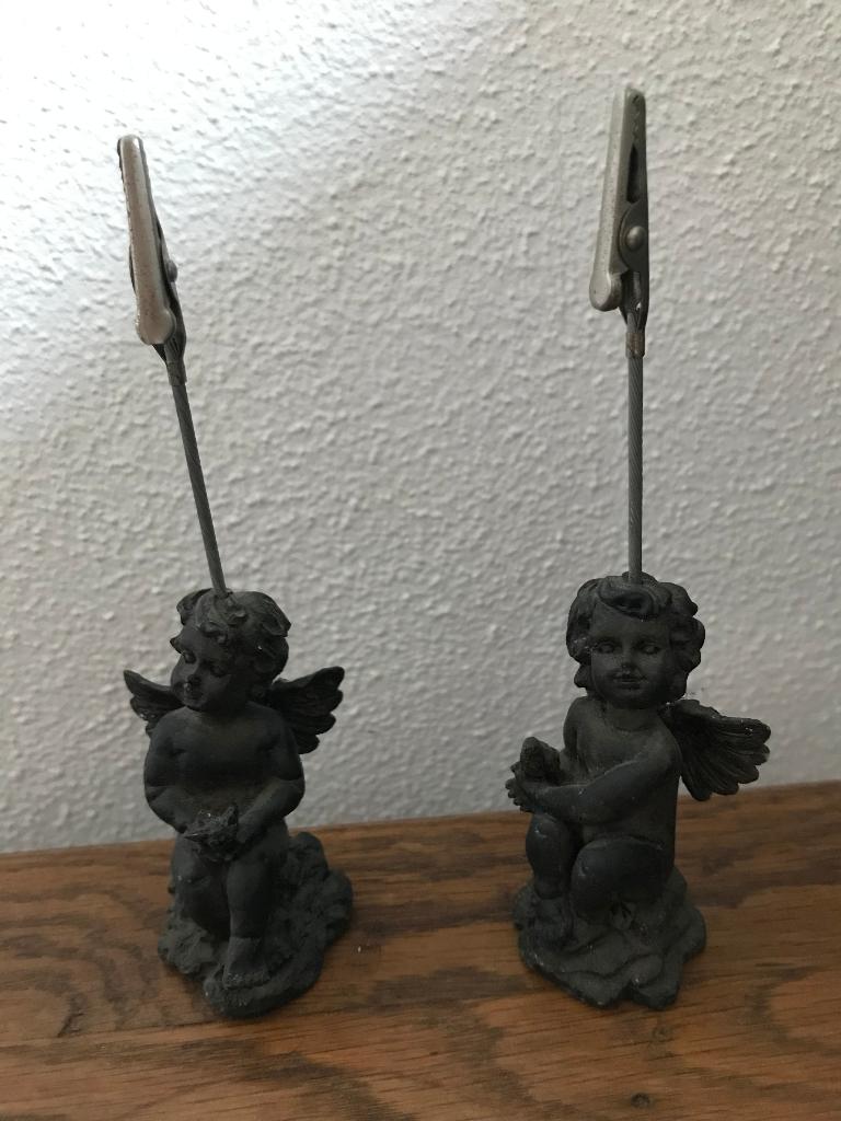 kaartenknijpers engeltjes (Kerst), Ophalen of Verzenden, Zo goed als nieuw